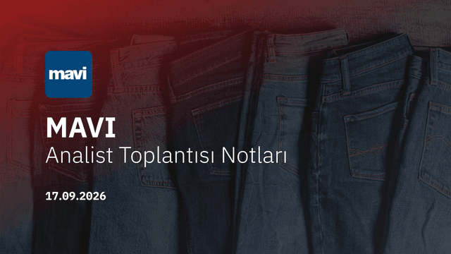 Mavi Analist Toplantısı Notları (2026/6)