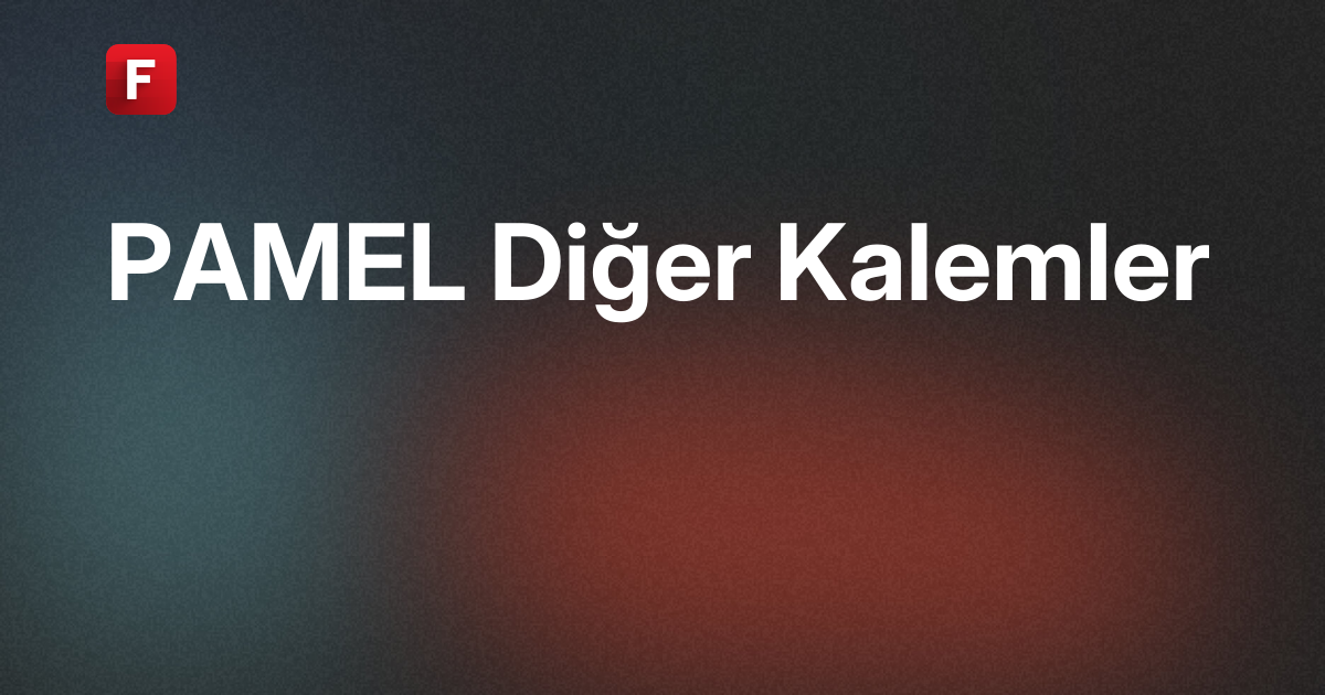 Pamukova Yenilenebilir Elektrik Üretimi A.Ş. (PAMEL) Diğer Kalemler